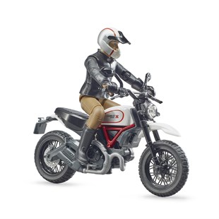 BRUDER Ducatı Scrambler Desert Motorsiklet Ve Sürücüsü-BR63051